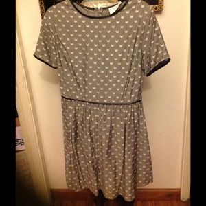 Cat print jacquard Asos dress size 12p.NWT