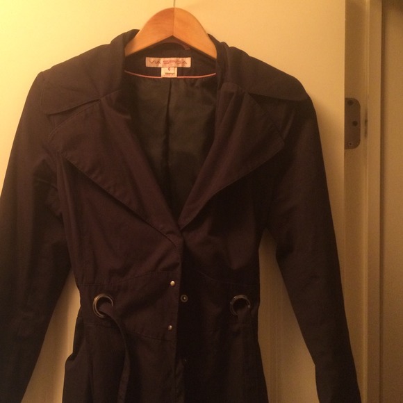 Black trench coat