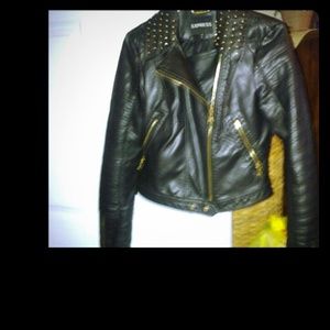 Express faux leather jacket