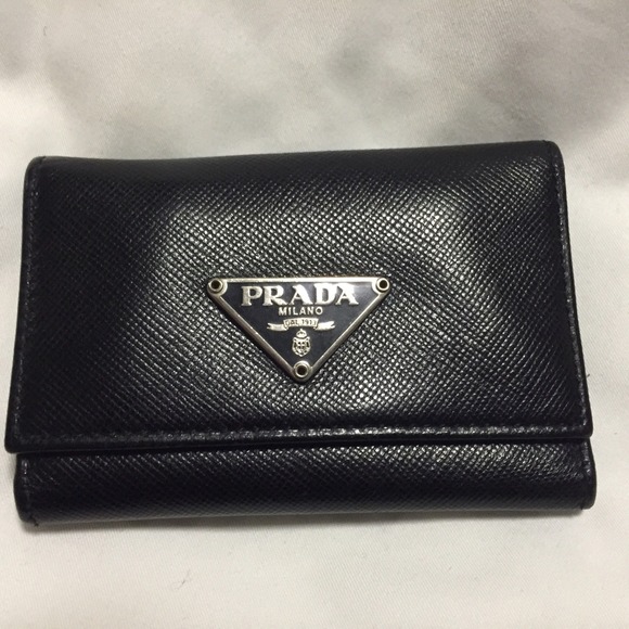 Prada Leather Keychain / Wallet