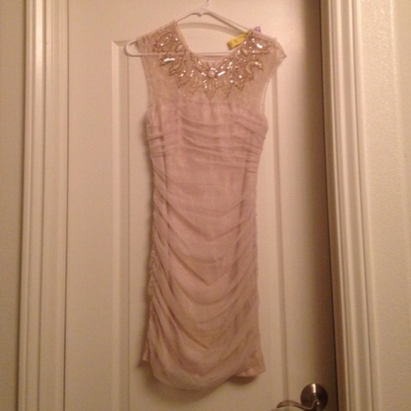 BEBE sheer top dress. - Picture 3 of 4