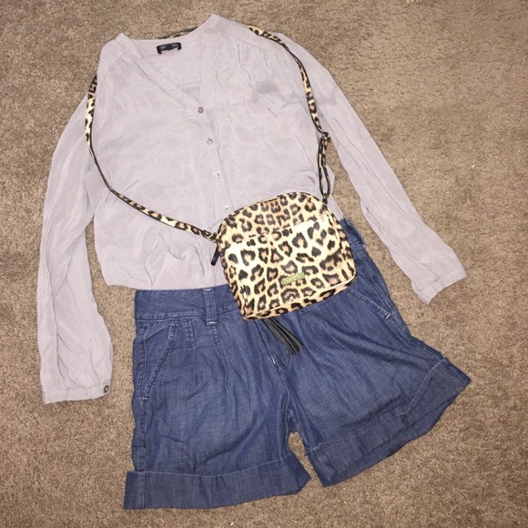 Lucky Brand JEAN shorts high waist denim cuffed