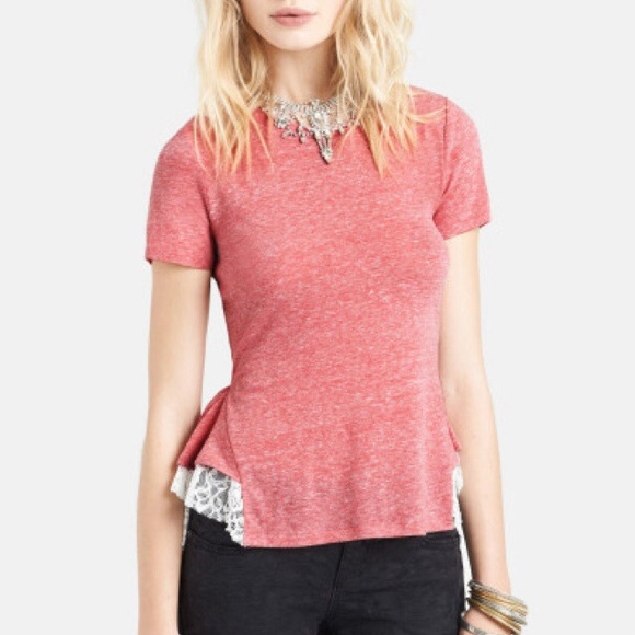 Free people peplum top.
