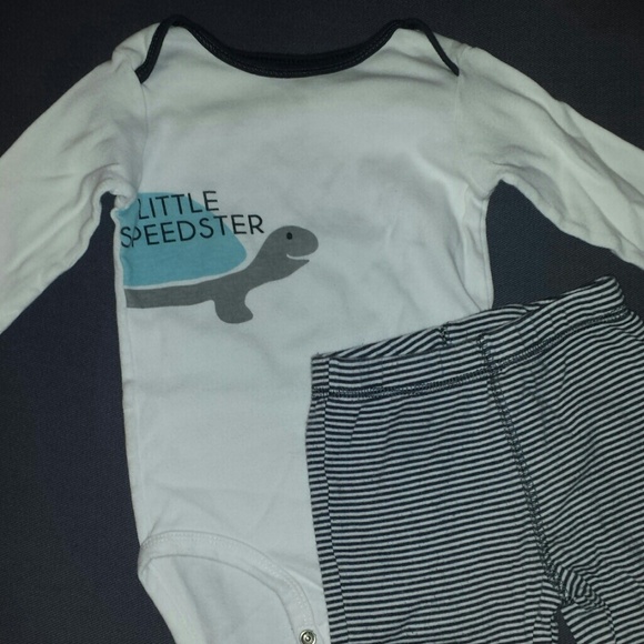 *BUNDLE* Onesie outfit and 3 striped onesies