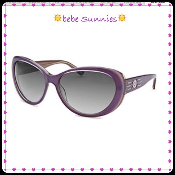 ☀️Glamorous Cat Eye Lavender bebe Sunglasses☀️ - Picture 2 of 4