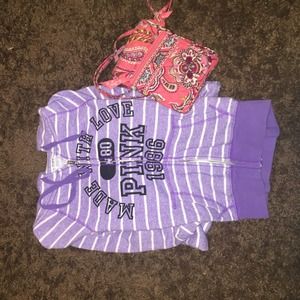 Victoria Secret jacket & Vera Bradley purse bundle