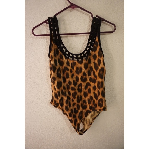 MOTEL Leopard Bodysuit