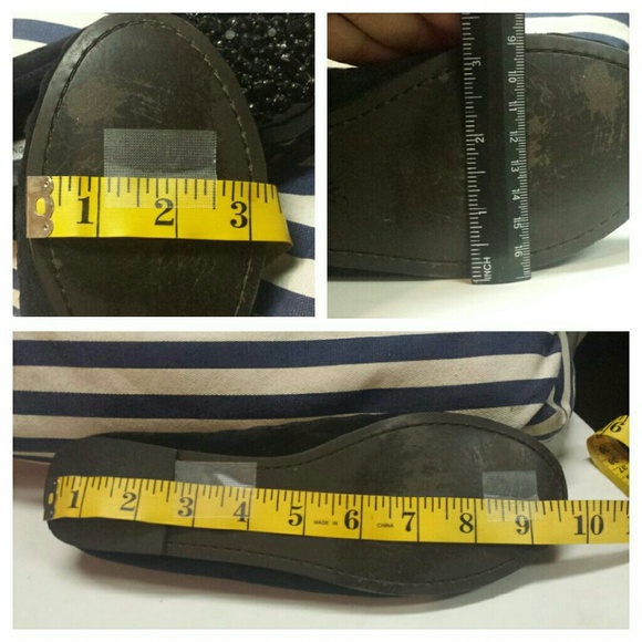 SOLD "Vera Wang" Black Jewels Suede Flats - Picture 4 of 4