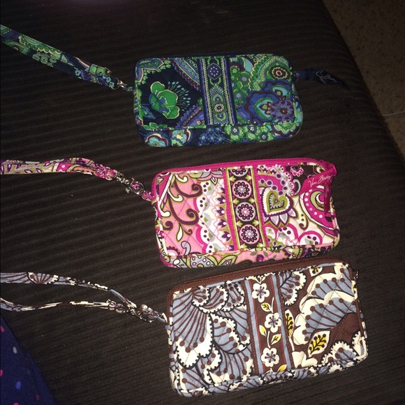 Vera Bradley tech wristlets.