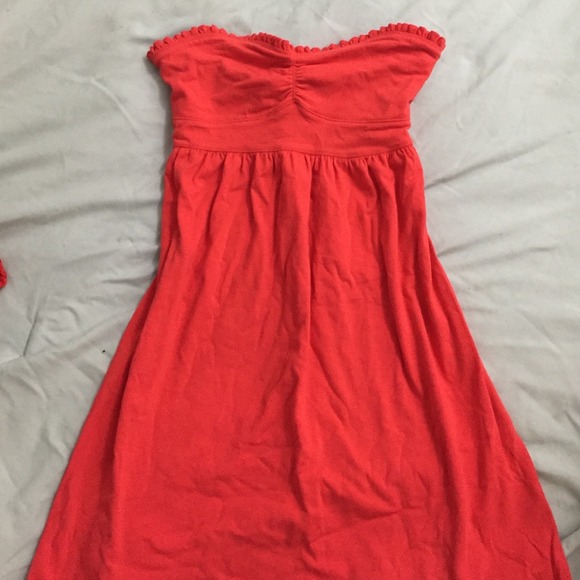 Forever21 red tube top dress - like new