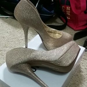 Forever 21 Gold Stilettos