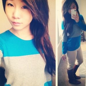 Gap color block sweater