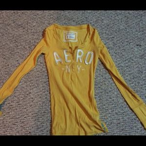 💛Yellow aéropostale long sleeve💎