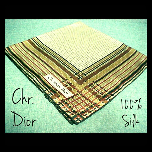 Vintage Christian Dior Silk Scarf