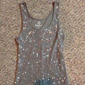 Sparkling tank top!