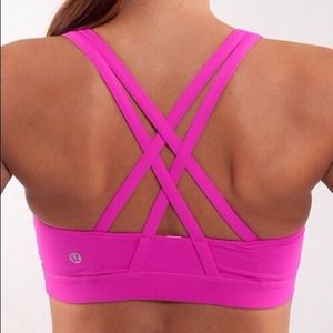 Pink Lululemon Energy Sports Bra!