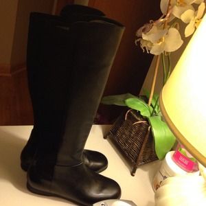 Brand new black Enzo Angiolini knee high boots