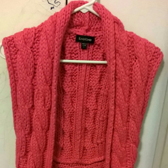bebe short sleeve cardigan