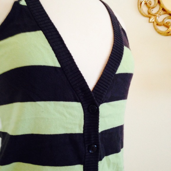 Heritage 1981 Mint Green & Charcoal Gray Vest - Picture 2 of 4