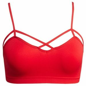 NWT red hot criss-cross bralette!