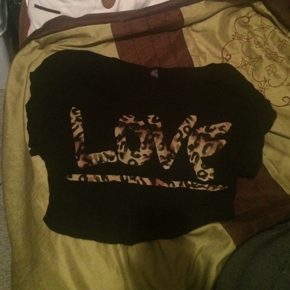 Half LOVE shirt that you could wear with leggings