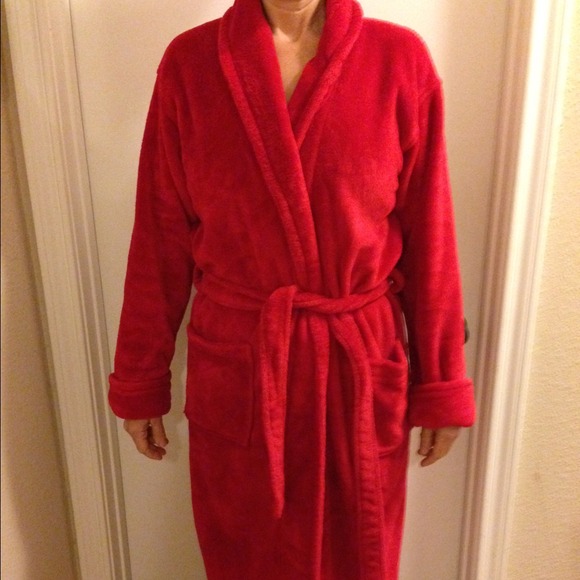 Long Red Victoria Secret Robe - Picture 2 of 4
