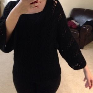 Black knit chunky Express sweater