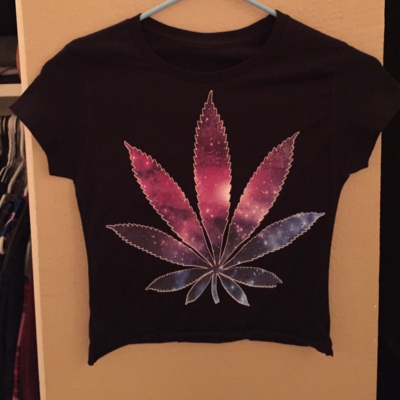 Weed crop top