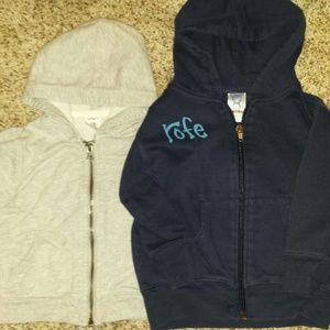 ***SOLD****Bundle of 2 toddler hoodies