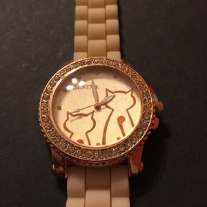 Brand New stylish Nude Jelly strap watch
