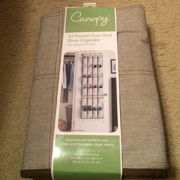 24-Pocket Over-Door Shoe Organizer