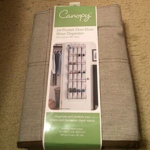 24-Pocket Over-Door Shoe Organizer