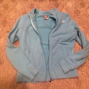 Mint Nike ZipUp Fleece