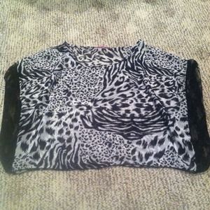 Zebra Fancy Top