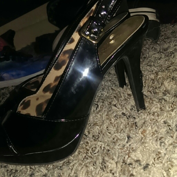 3inch open toed pumps