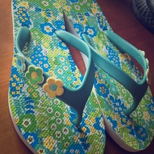 NEW 🌸 VERA BRADLEY 🌺 flip flops sandals Sz 7 - 8