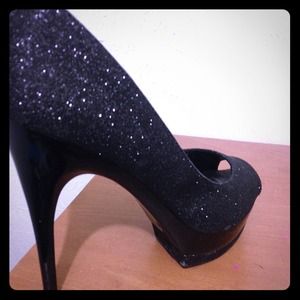Glittery heels