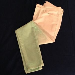 Forever 21 ombré mint green pants