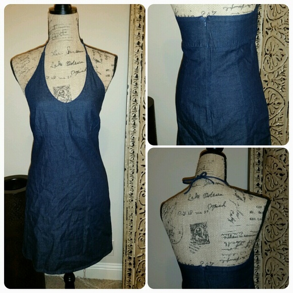 HP 6/22 CUTE DENIM DRESS!!!
