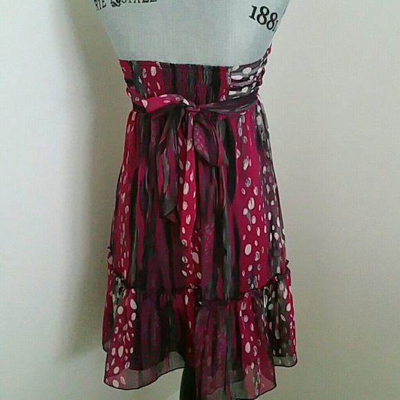 Guess Strapless Fit & Flare Dress - Picture 2 of 2