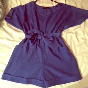 Adorable blue romper