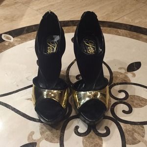 Fergie platform wedges