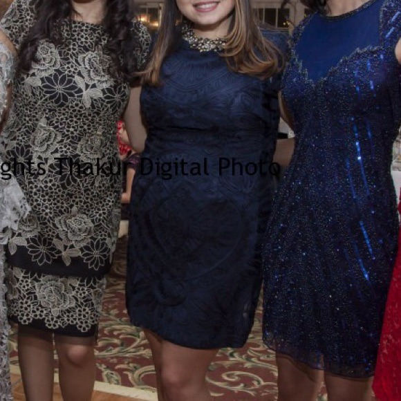 Blue cocktail / day dress worn once