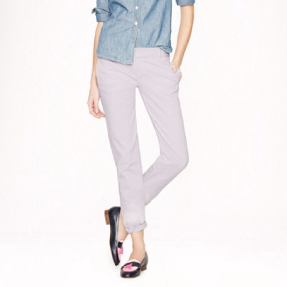 J.CREW scout chino in Lilac sz.10