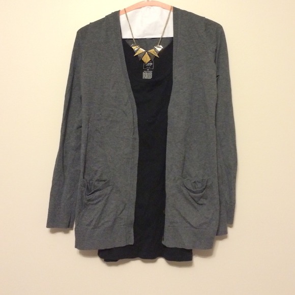 Gray Cardigan (with pockets!)