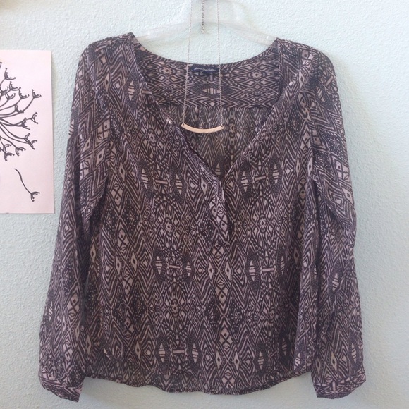 Sheer blouse
