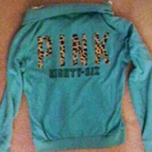 VS PINK Turquoise & cheetah print 💙💋