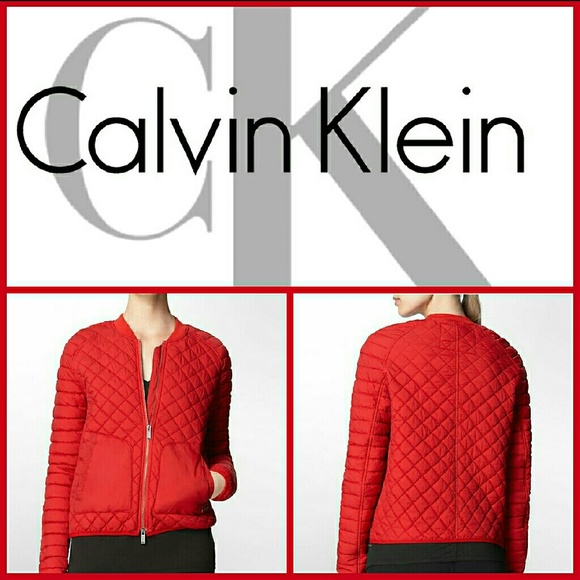 🆕Calvin Klein Quilted Bomber Jacket