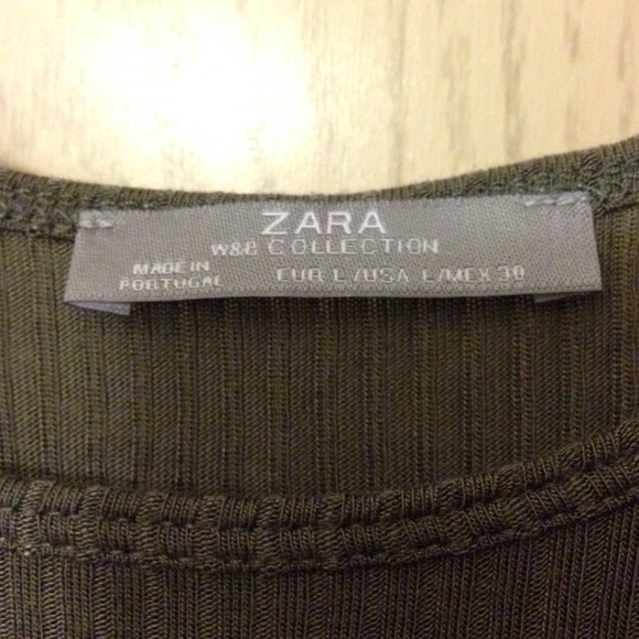 Zara ribbed tank