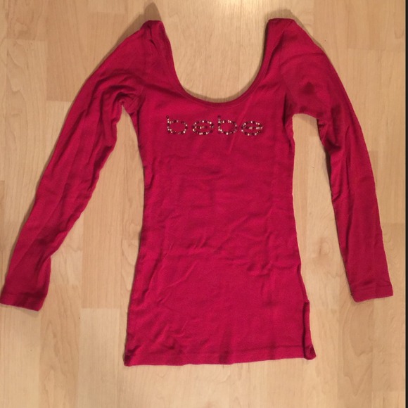 Bebe long sleeve top. SALE TODAY ONLY